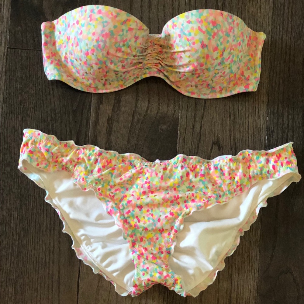 Vintage Victoria’s Secret Strapless Bikini…